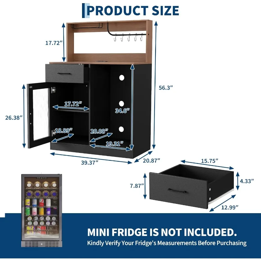 Wine bar cabinet with fridge s - Wine & Beer Guayaquil recension och pris