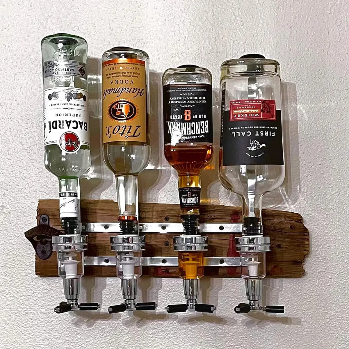 1-6 Bottle Alcohol Liquor Disp - Whisky Beer And Wine recension och pris