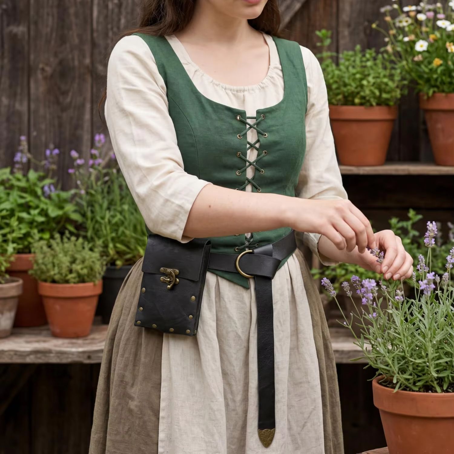 PU Leather Medieval Waist Belt - Cocktail Shaker Set recension och pris
