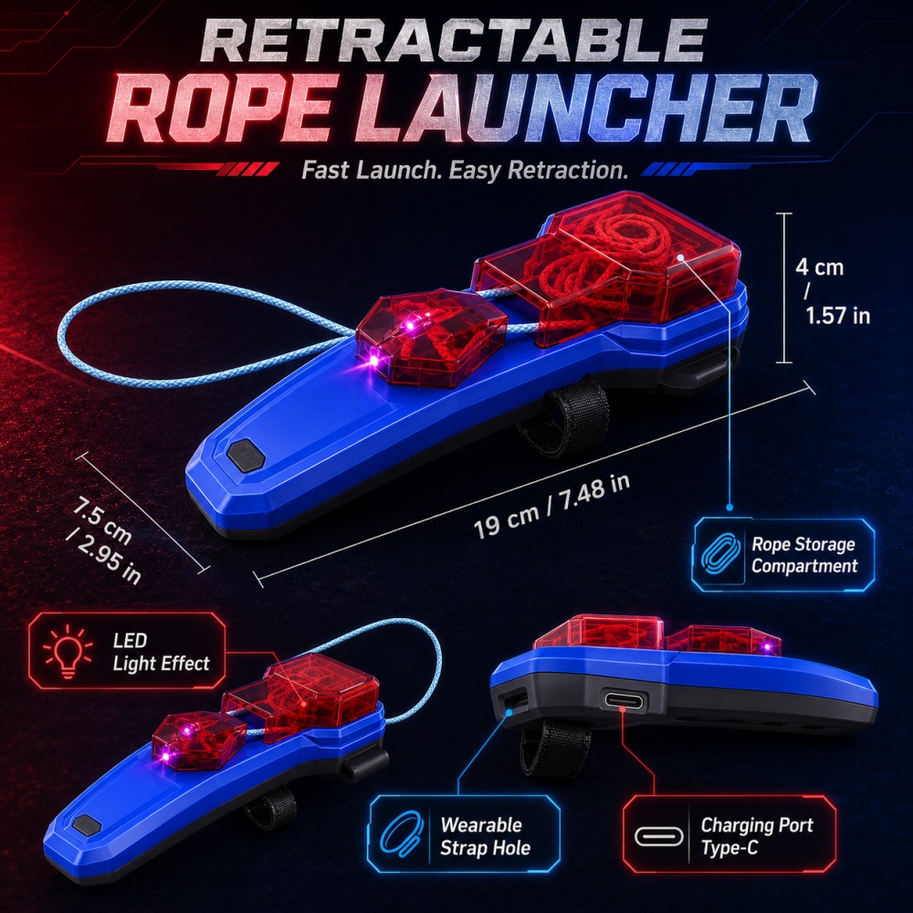 Rope Launcher Spider Web Shoot - Cocktail Shaker Set recension och pris